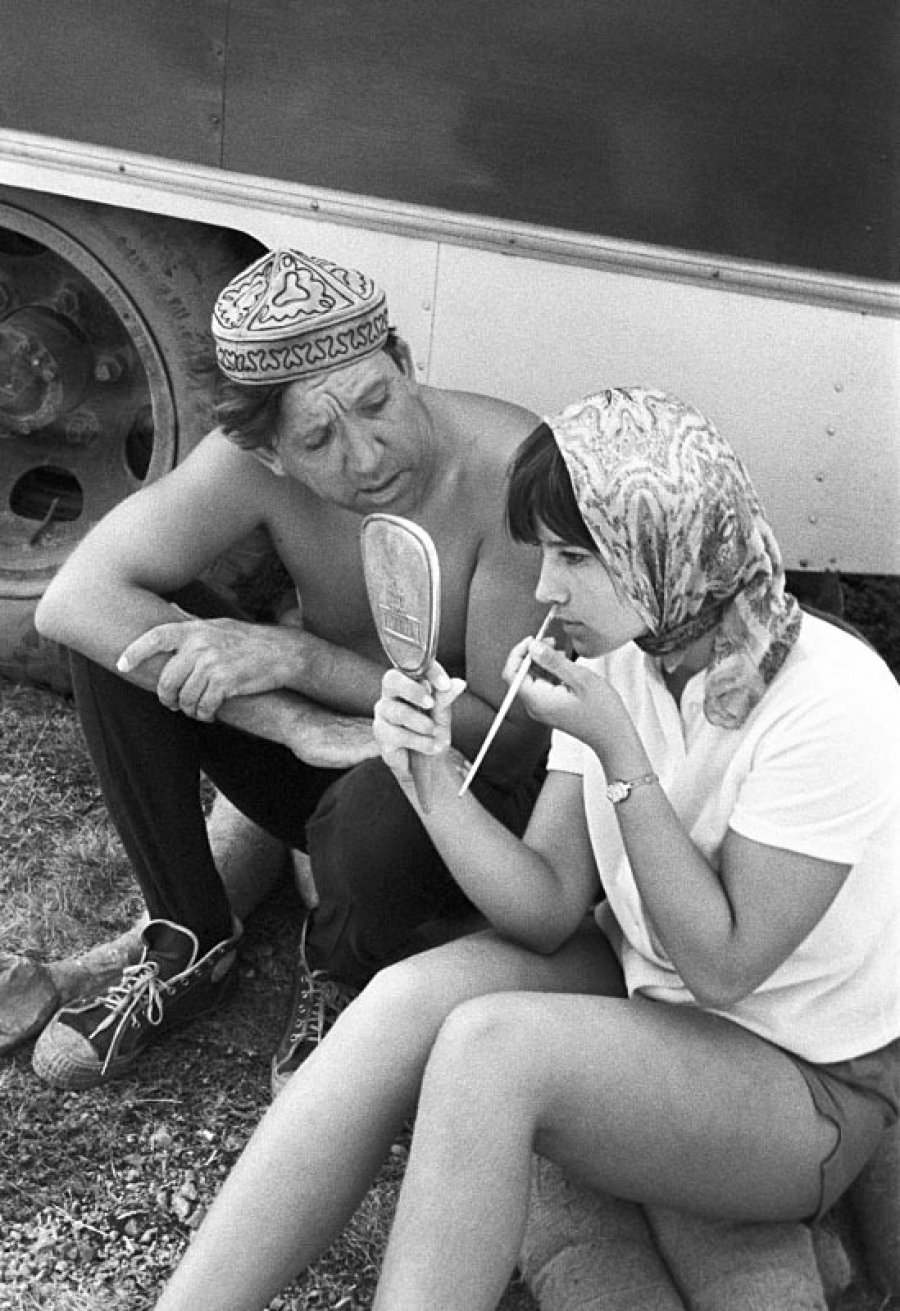 Редкие кадры со съемок фильмов  «Мосфильма».