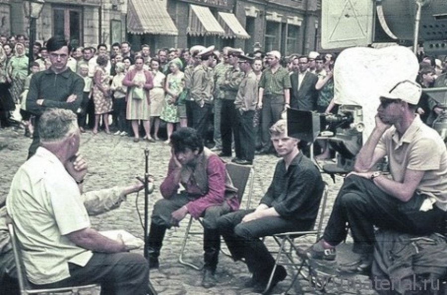 Редкие кадры со съемок фильмов  «Мосфильма».