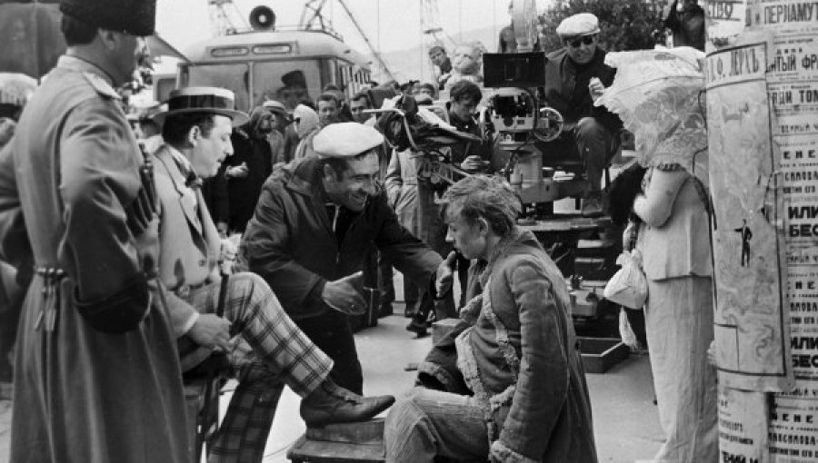 Редкие кадры со съемок фильмов  «Мосфильма».