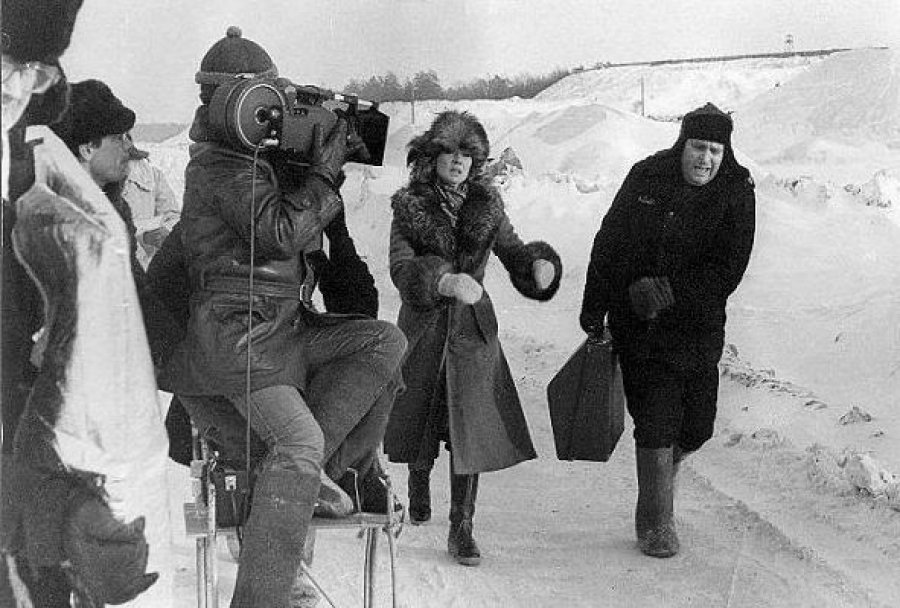 Редкие кадры со съемок фильмов  «Мосфильма».