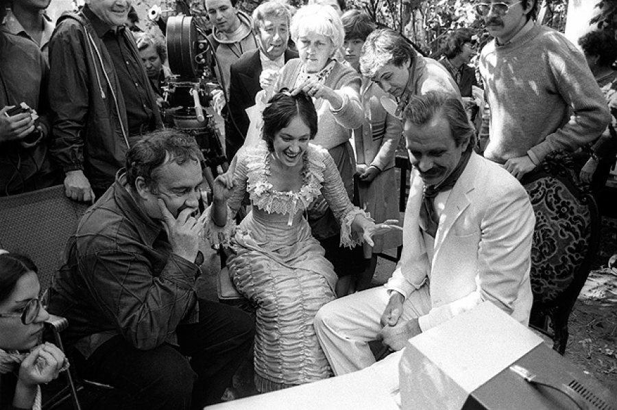 Редкие кадры со съемок фильмов  «Мосфильма».