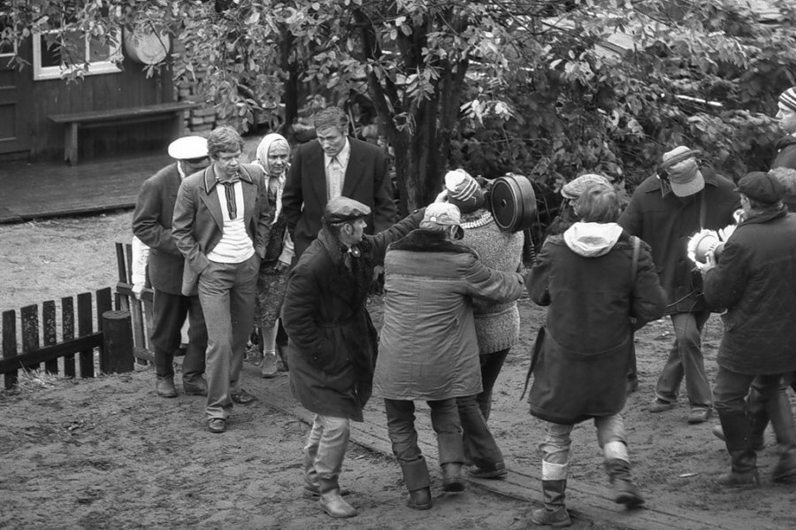 Редкие кадры со съемок фильмов  «Мосфильма».