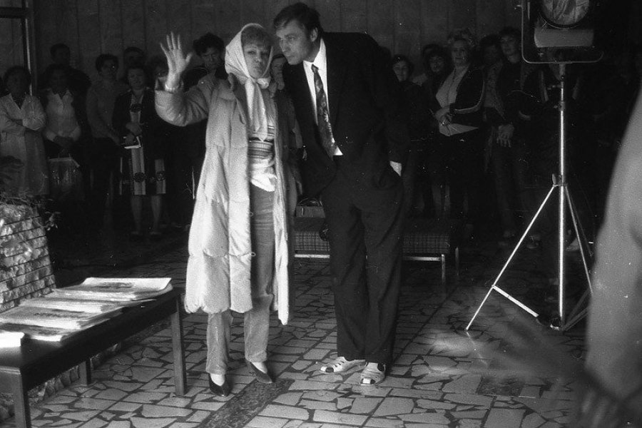 Редкие кадры со съемок фильмов  «Мосфильма».