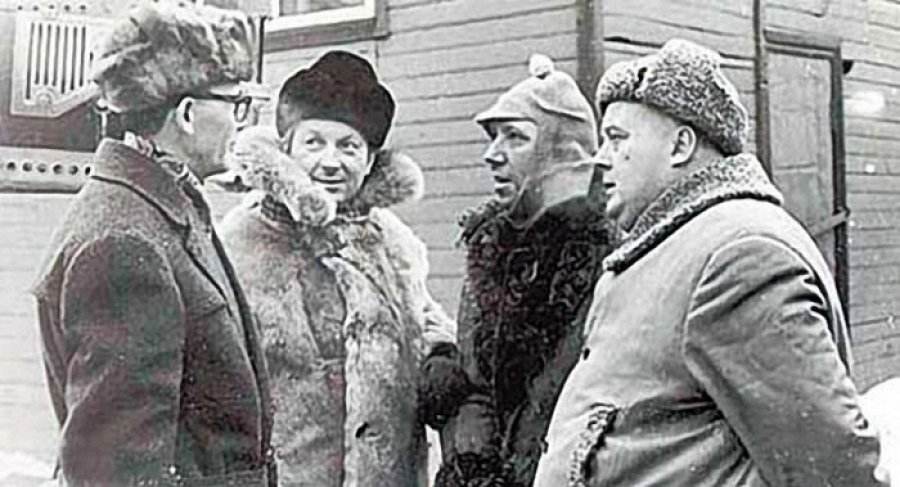 Редкие кадры со съемок фильмов  «Мосфильма».