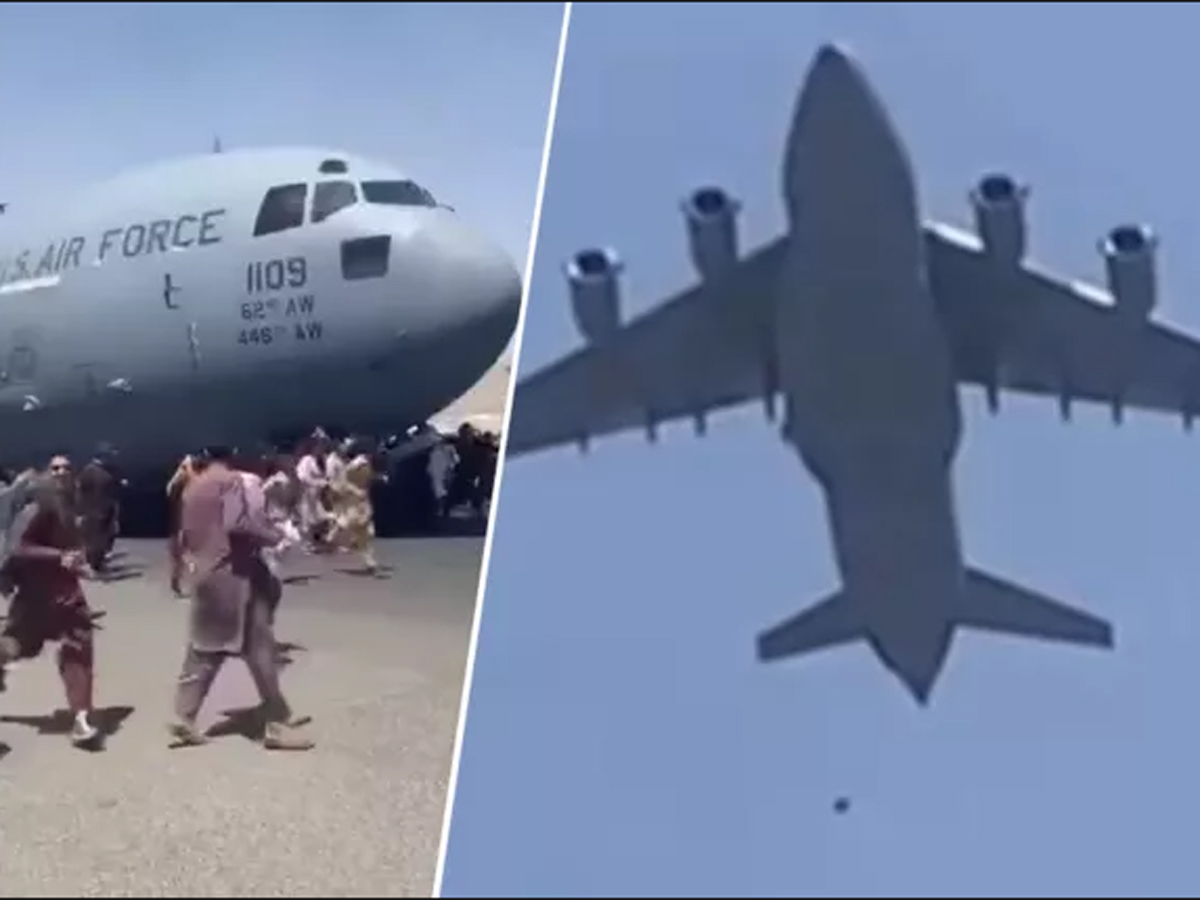 самолет Кабул падение людей