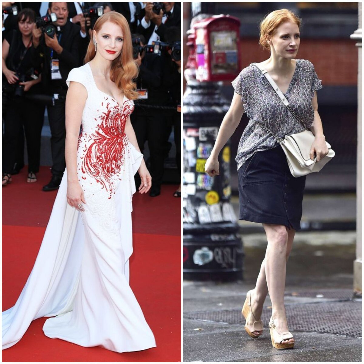 Знаменитости «при параде» на мероприятиях и в жизни