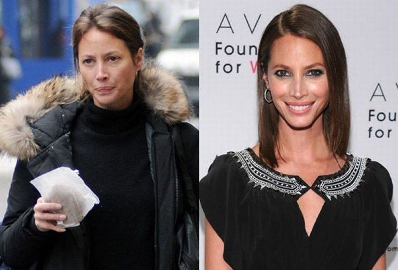 Звезды с макияжем и без