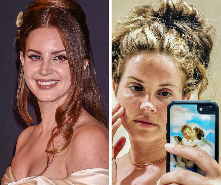 Звезды с макияжем и без