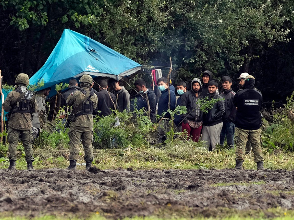 Польша ЧП граница Белоруссия