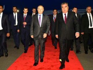 Владимир Путин Эмомали Рахмон