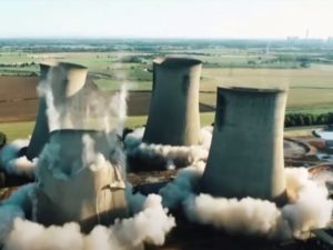 Грандиозный взрыв в одно мгновение разрушил британскую электростанцию