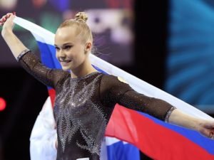 Россиянка Анастасия Мельникова завоевала золото на ЧМ по спортивной гимнастике