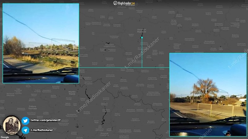 Колонна военной техники РФ