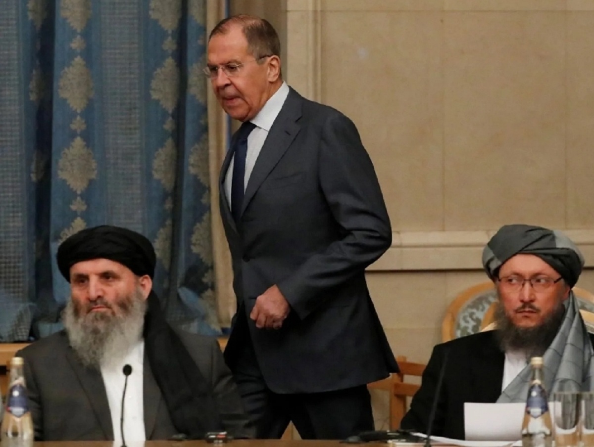 Глава МИД России Сергей Лавров встретился с делегацией Талибана в Москве