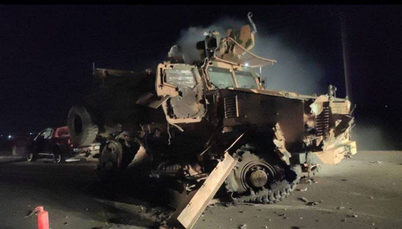 Уничтожение турецкого конвоя в Сирии