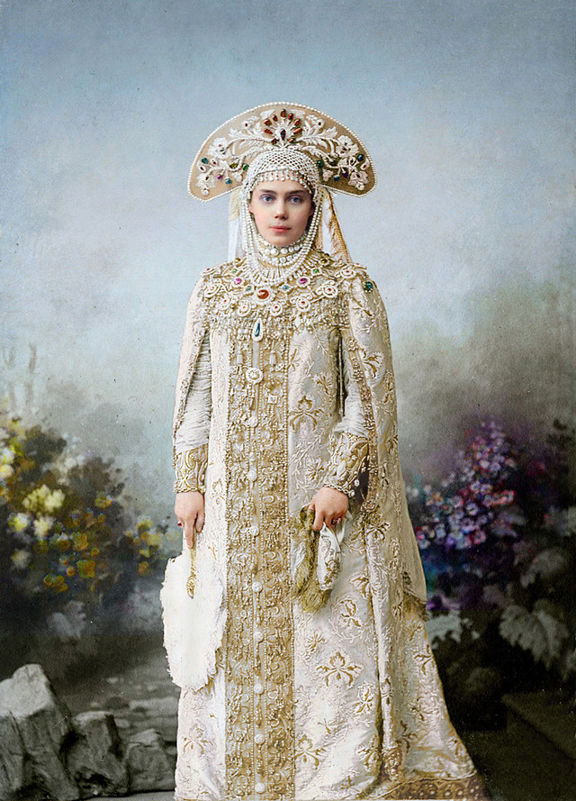 Фотографии с костюмированного бала Романовых 1903 года