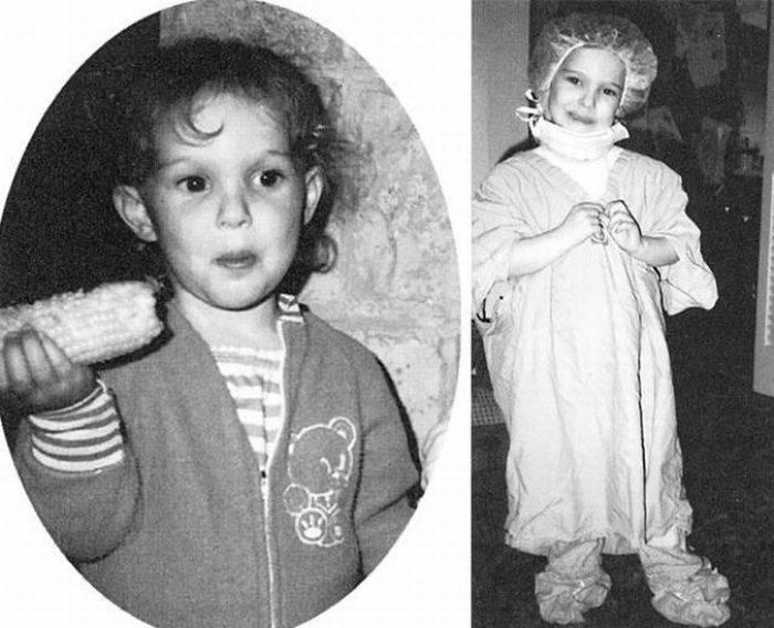 Архивные снимки молодых знаменитостей