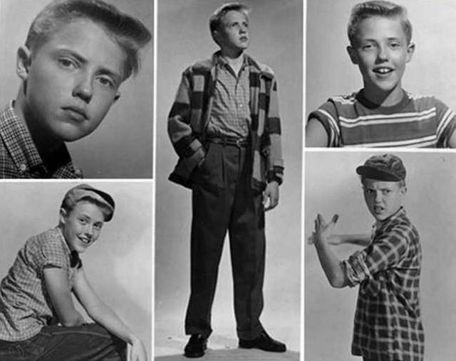 Архивные снимки молодых знаменитостей