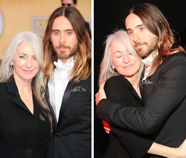 Знаменитости со своими мамами