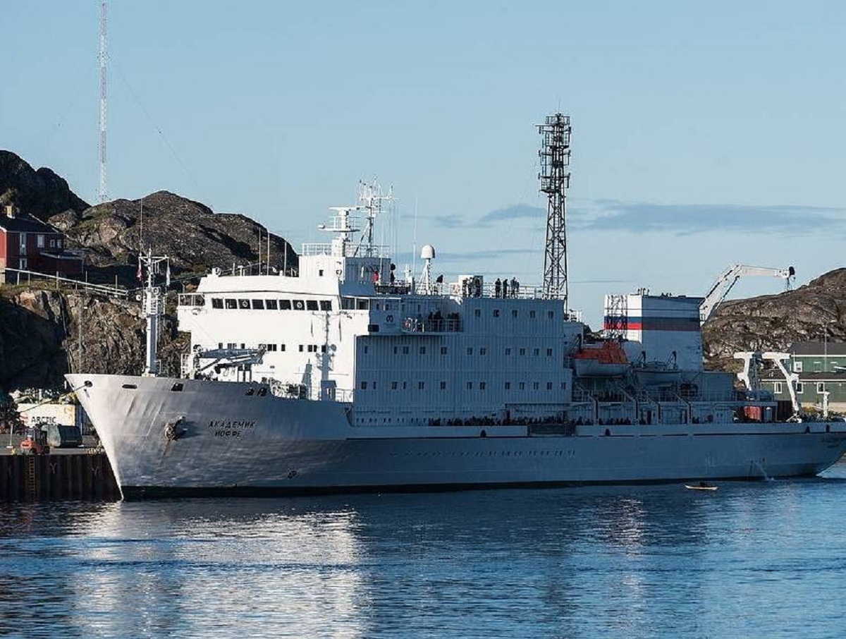 В Дании задержали научное судно «Академик Иоффе», принадлежащее России