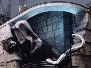 Гигантские монстры в 3D-рекламе саги «Колесо времени» пугают лондонских прохожих