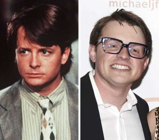 Знаменитости и их дети в одном и том же возрасте