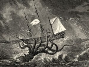 Пользователь обнаружил легендарного Кракена на Google Maps