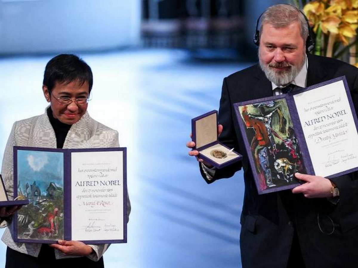 Журналистам Муратову и Ресса вручили Нобелевскую премию мира