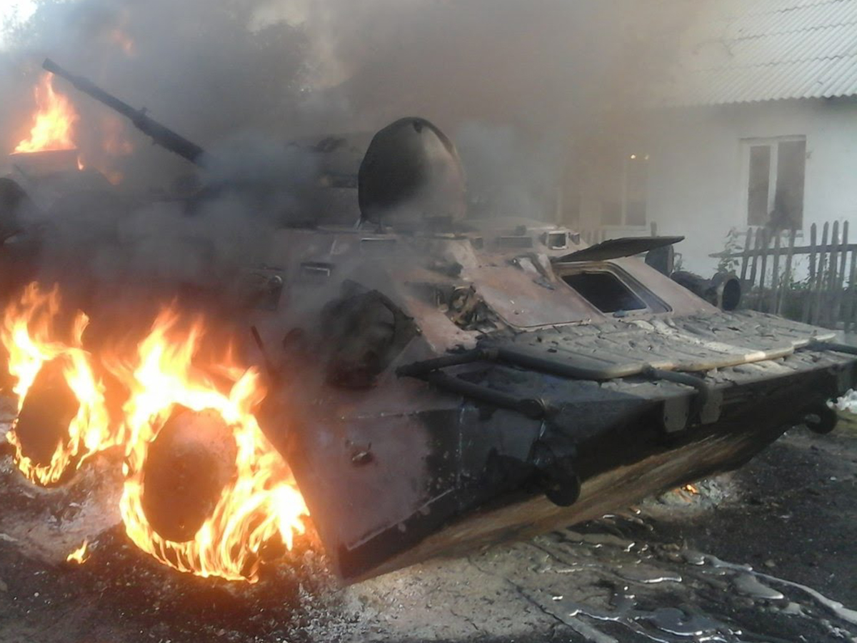 Партизаны сожгли технику ВСУ в Одессе