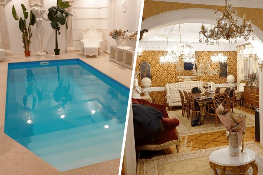 Бассейн в форме гроба и &ldquo;цыганское барокко&rdquo;: фото особняка разбогатевшего на детских котлетах экс-депутата Латышева потрясли Сеть (ФОТО, ВИДЕО)