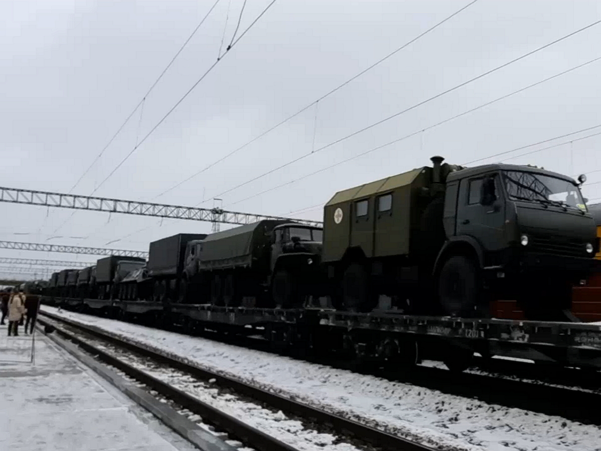 В районе границы с Украиной замечена необычная военная техника РФ