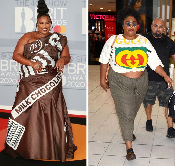 Звезды на красной ковровой дорожке и в обычной жизни