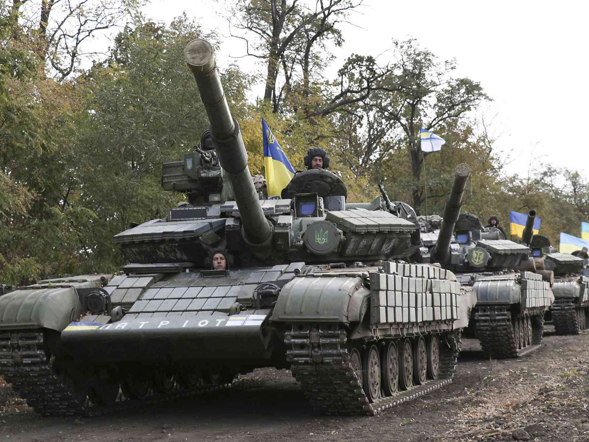 переброска танков ВСУ в Донбасс