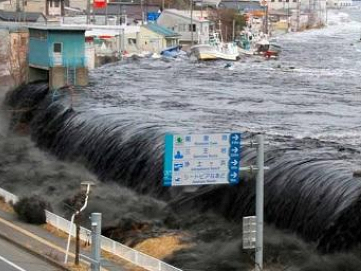 Японию и Калифорнию накрыло мощнейшее цунами, жертвами которого стали 20 судов: опубликовано видео из космоса