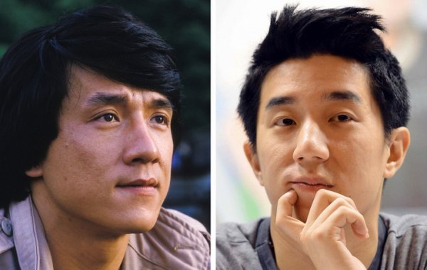 Знаменитые отцы и их дети в одном возрасте