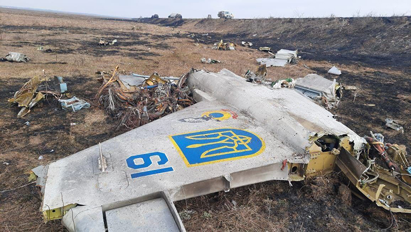 Украинский самолет сбили