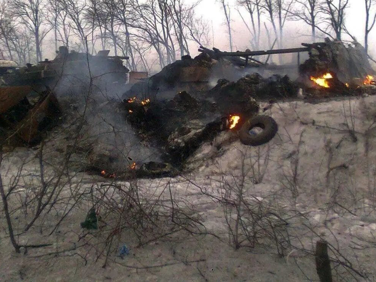 Украинские войска уходят из Донбасса