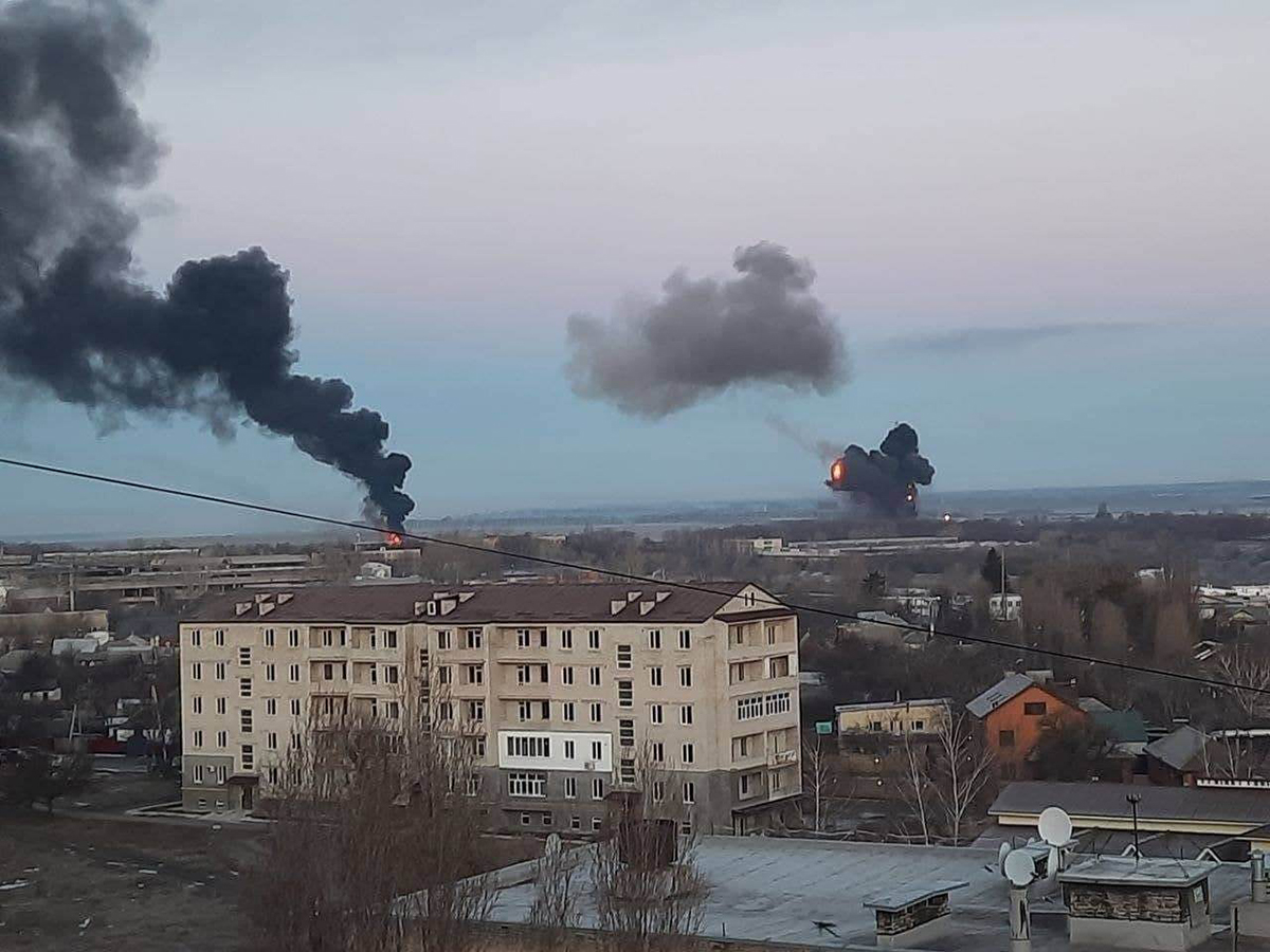 Взрывы в городах Украины