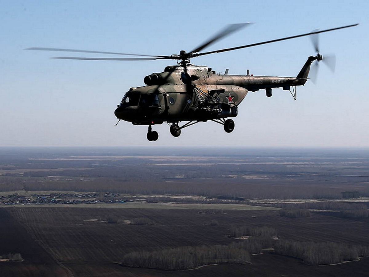 Минобороны опубликовало видео боевое применение вертолетов технике ВСУ
