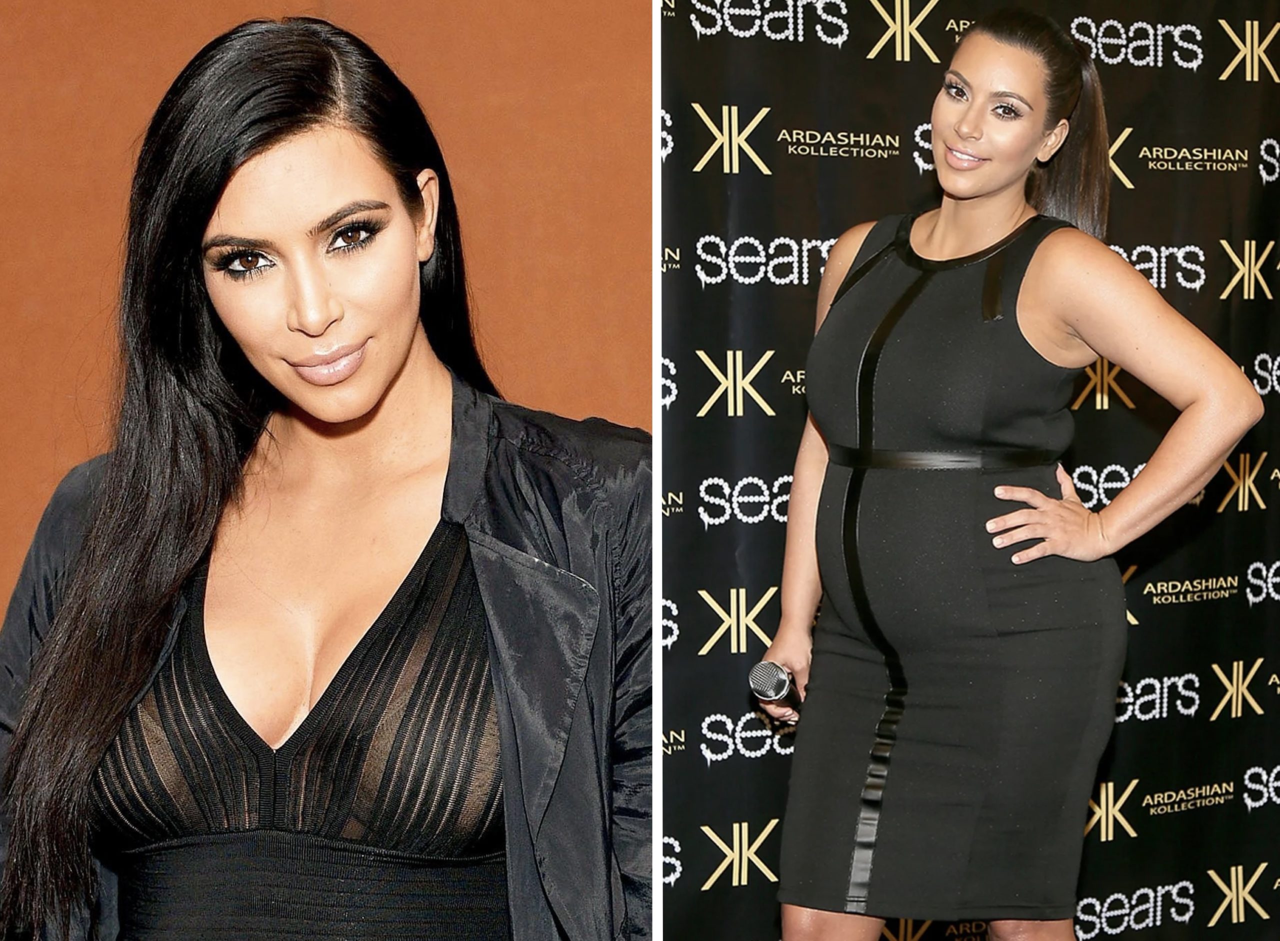 Как менялись лица знаменитостей во время беременности