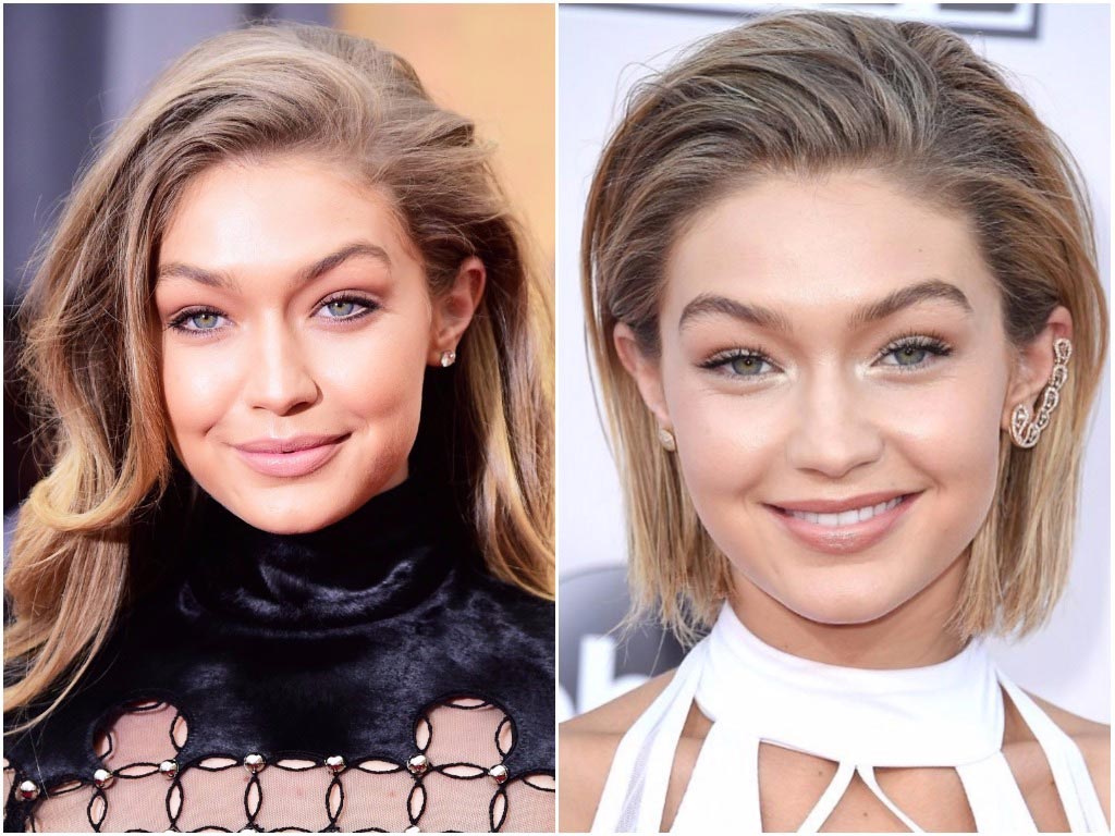 Голливудские знаменитости с короткими и длинными волосами