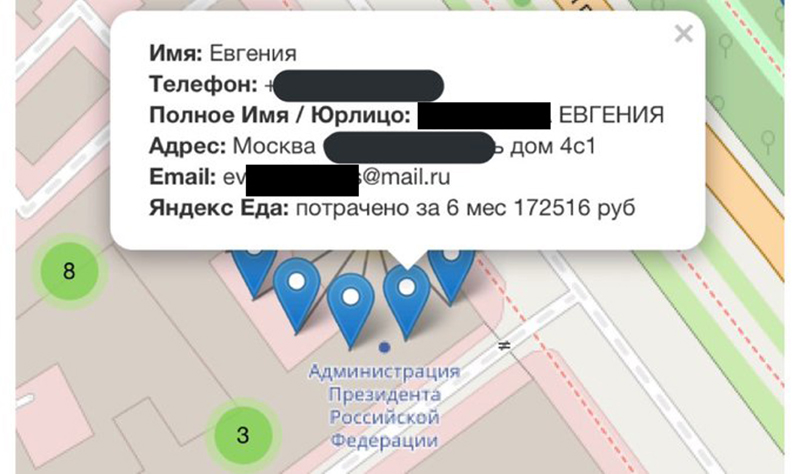 Яндекс.Еда администрация