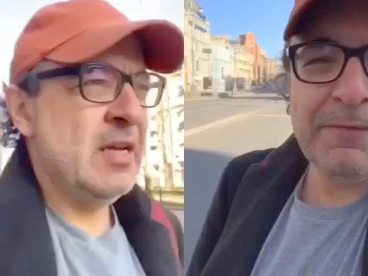 «Проблема в оружии, что раздает Зеленский»: американец записал видео с улиц Киева