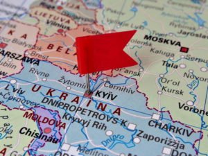 Карта Украины после раздела