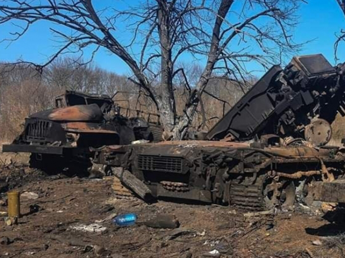 Странный танк на Украине