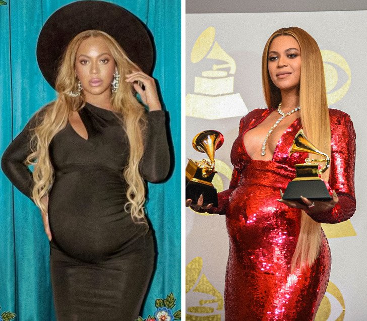 Беременные звезды, которые показали свое положение во всей красе