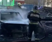 7 горящих авто в Москве