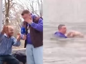 В Кирове журналист спас мужчину во время съемки, МЧС обвинило его в провокации
