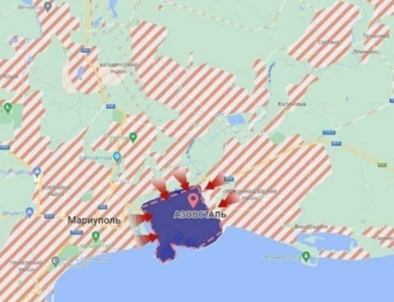 Карта Мариуполя