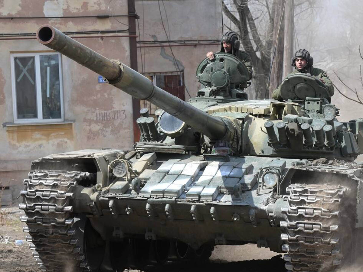 Российский Т-80 выдержал ракеты ВСУ